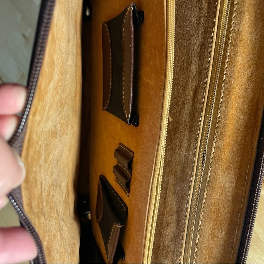 Boss - Hugo Boss - Full Zip Executive Folio Cognac Leather